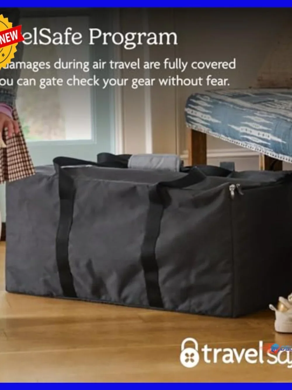 Durable Travel Bag for Playard with Handles, Padded Protection